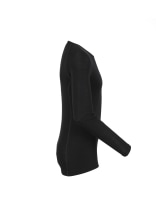 Woolpower Crewneck LITE Rundhalshemd / Merino Shirt langarm Black - bei KOX online bestellen | XXWP7111S