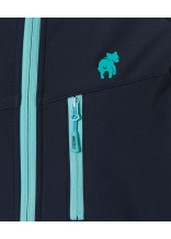 Grizzly Enfants Veste Softshell anti-tiques Montreal bleu marine/turquoise - commander en ligne chez KOX | XX76137