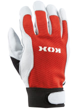 KOX Arbeitshandschuhe / Forsthandschuhe Grip Rot - bei KOX online bestellen | XX75314