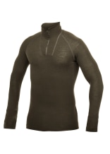 Woolpower Zip Turtleneck Lite Rollkragenhemd /Merino Shirt Langarm pine green - bei KOX online bestellen | XXWP7221GR