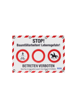 KOX Warn-/Absperrplane Baumfllarbeiten - bei KOX online bestellen | XX9737-DE