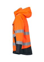 Jobman Softshelljacke HiVis 1283 Orange/Schwarz Gr��e M - bei KOX online bestellen | XXJB1283O-M