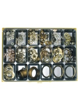 Sortimentskasten Gummi/Stahl Dichtringe / USIT Ringe fr BSP Gewinde - bei KOX online bestellen | XXSK18