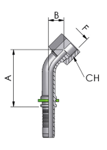 FB Hydraulic Pressnippel ORFS - bei KOX online bestellen | XXST4721-0000