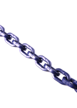 Vierkantkette G�te 10 � bis 8 mm, MBK* 120 kN, zul. Zugkraft 6000 daN, L�nge 3 m - bei KOX online bestellen | XXGLK-08-10-3M