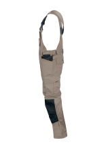 Jobman Latzhose 3730 Khaki/Schwarz Gre 58 - bei KOX online bestellen | XXJB3730K-58