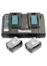 Makita Set Akku und Ladegert / Makita Power Source Kit inkl. 5, 0 Ah, 2 x 18 V Akkus - bei KOX online bestellen | XXMAK-PSK-5.0-2