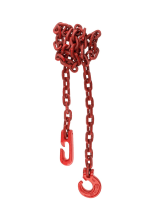 Chane  maillons carrs avec crochets  boucles et crochets choker qualit 8, force de traction admissible LC 3250 daN, longueur 1, 8 m, chane  7 mm - commander en ligne chez KOX | XXGLKSC-07-18