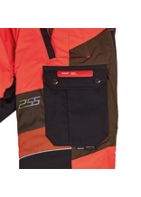 PSS Schnittschutzhose X-treme Breeze Neonrot/Grn Gre 102 schlank und gro - bei KOX online bestellen | XX71230-102