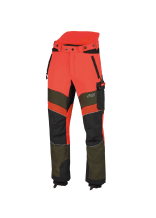 PSS Schnittschutzhose X-treme Breeze Neonrot/Grn Gre 102 schlank und gro - bei KOX online bestellen | XX71230-102
