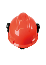 Casque forestier Oregon / casque de protection avec visire et protection auditive Yukon Orange - commander en ligne chez KOX | 562412