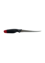 D�RR Fischfiletiermesser / Jagdmesser FM-155 / 15, 5 cm / Schwarz/Rot - bei KOX online bestellen | XXDR208051