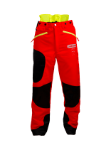Oregon Schnittschutzhose Waipoua Rot/Schwarz/Gelb - bei KOX online bestellen | 295469-00