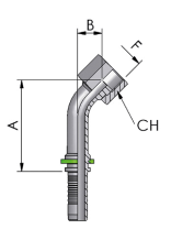 FB Hydraulic Pressnippel ORFS - bei KOX online bestellen | XXST4741-0000