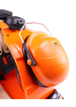 3M bosbouwhelm met getst metalen vizier en Peltor G3000 Orange gehoorbescherming - bij KOX online bestellen | XX74103-38