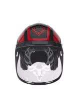 PROTOS Forsthelm / Schutzhelm KOX Edition mit Gehrschutz und Visier Integral Forest  Schwarz/Rot OneSize - bei KOX online bestellen | XX74130