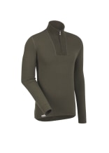 Woolpower Zip Turtleneck 200 Rollkragenhemd / Merino Shirt langarm Pine Green - bei KOX online bestellen | XXWP7222GR