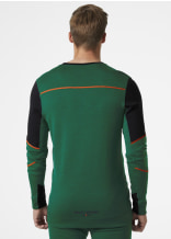Helly Hansen Crewneck  Rundhalshemd Lifa Merino langarm Green Ebony - bei KOX online bestellen | XXHH75106GR