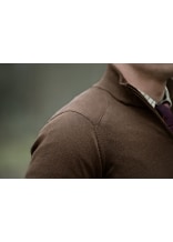 Seeland Jagdpullover Pine Half Zip Dark Brown - bei KOX online bestellen | XXSL9831007