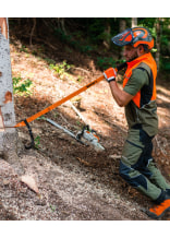 Levier d'abattage KOX 130cm avec poigne droite - commander en ligne chez KOX | XX97258