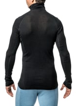 Woolpower Zip Turtleneck Lite Rollkragenhemd /Merino Shirt Langarm black - bei KOX online bestellen | XXWP7221S