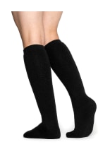 Woolpower Socks Knee-high 400 / Chaussettes hautes en mrinos noir - commander en ligne chez KOX | XXWP8484S