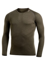 Tricot de corps  col rond Woolpower Crewneck LITE / T-shirt  manches longues en mrinos pine green - commander en ligne chez KOX | XXWP7111GR