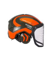 PROTOS Forsthelm / Schutzhelm KOX Edition mit Gehrschutz und Visier Integral Forest  Olivgrn/NeonOrange OneSize - bei KOX online bestellen | XX74131