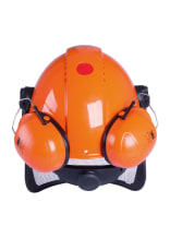 3M Forsthelm mit Edelstahlvisier und Gehrschutz Peltor G3000 Orange - bei KOX online bestellen | XX74103-34