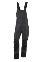KOX Schnittschutz Latzhose Duro 3.0 Anthrazit/Orange Gre 102 schlank und gro - bei KOX online bestellen | XX71115-102