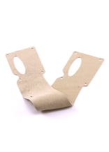 Cuir blanc/bande blanche Casque forestier - commander en ligne chez KOX | XX74402