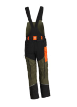 Salopette de protection anti-coupures KOX Mistral 3.0 vert/orange - commander en ligne chez KOX | XX71113