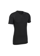 Tricot de corps  col rond Woolpower Tee LITE / T-shirt  manches courtes en mrinos black - commander en ligne chez KOX | XXWP7101S