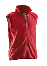Gilet polaire Jobman 7501 rouge - commander en ligne chez KOX | XXJB7501R