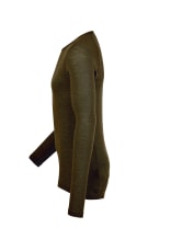 Tricot de corps  col rond Woolpower Crewneck LITE / T-shirt  manches longues en mrinos pine green - commander en ligne chez KOX | XXWP7111GR