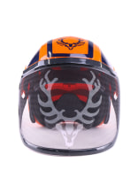PROTOS Casque forestier/casque de protection KOX Edition avec protection auditive et visire Integral Forest Orange/Bleu OneSize - commander en ligne chez KOX | XX74115