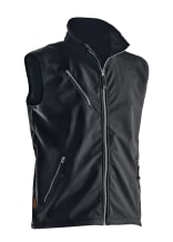 Gilet softshell Jobman 7502 noir - commander en ligne chez KOX | XXJB7502S