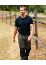 Pantalon de plein air PSS X-treme Stretch vert noir - commander en ligne chez KOX | XX78205
