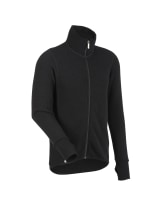 Veste technique Woolpower Full Zip Jacket 400 / Veste en mrinos black - commander en ligne chez KOX | XXWP7234S