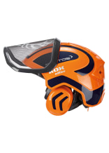 PROTOS Casque forestier/casque de protection KOX Edition avec protection auditive et visire Integral Forest Orange/Bleu OneSize - commander en ligne chez KOX | XX74115