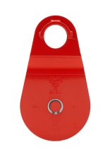 Poulie de renvoi avec tles latrales mobiles Force de traction admissible LC: 5000 daN, rouleaux ؠ: 140 mm - commander en ligne chez KOX | XXGLSR-25