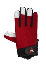 Hase Arbeitshandschuhe Leder / Gartenhandschuhe Power Grip III Rot /Schwarz/Wei - bei KOX online bestellen | XX75113