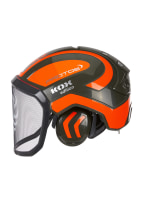 PROTOS Forsthelm / Schutzhelm KOX Edition mit Gehrschutz und Visier Integral Forest  Olivgrn/NeonOrange OneSize - bei KOX online bestellen | XX74131
