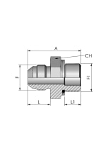 FB Hydraulic Adapter JIC BSP - bei KOX online bestellen | XXST6017-0000