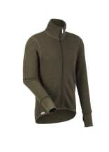 Veste technique Woolpower Full Zip Jacket 400 / Veste en mrinos pine green - commander en ligne chez KOX | XXWP7234GR