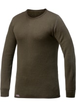 Woolpower Crewneck 200 Rundhalshemd / Merino Shirt langarm pine green - bei KOX online bestellen | XXWP7112GR