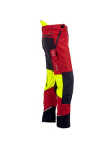 KOX Schnittschutzhose Duro 3.0 Rot/Gelb Gre 28 untersetzt - bei KOX online bestellen | XX71233-28
