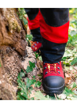 HAIX Schnittschutzstiefel / Schnittschutzschuhe Protector 2.0 in KOX Edition mit Gore-Tex Rot/Gelb Gre 43 - bei KOX online bestellen | XX73135-43