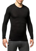 Woolpower Crewneck 200 Rundhalshemd / Merino Shirt langarm black - bei KOX online bestellen | XXWP7112S